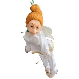 Vtg Giftcraft JKC Jacqueline Kent Hanging Tooth Fairy Doll 12" Fairy Godmother